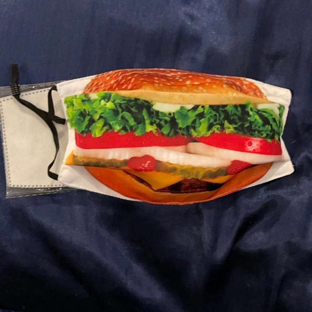 New hamburger face mask